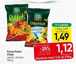 Eurospar Funny Frisch Chips Angebot