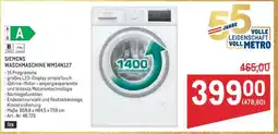 Metro SIEMENS WASCHMASCHINE WM14N127 Angebot