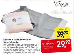 Eurospar Vossen x Silvia Schneider Kuscheldecke Angebot