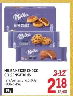 Metro MILKA KEKSE CHOCO OD. SENSATIONS Angebot