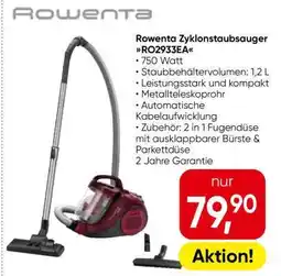 Eurospar Rowenta Zyklonstaubsauger RO2933EA Angebot
