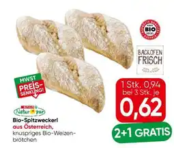 Eurospar Bio-Spitzweckerl Angebot