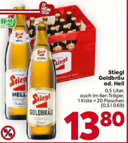 Billa Stiegl Goldbräu od. Hell Angebot