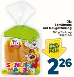 Billa Ölz Schulmaus mit Nougatfüllung Angebot