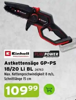 Salzburger Lagerhaus Einhell Astkettensäge GP-PS 18/20 Li BL Angebot
