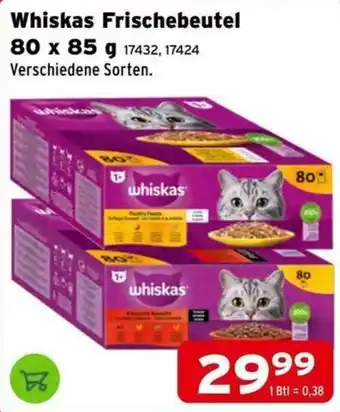 Salzburger Lagerhaus Whiskas Frischebeutel Angebot