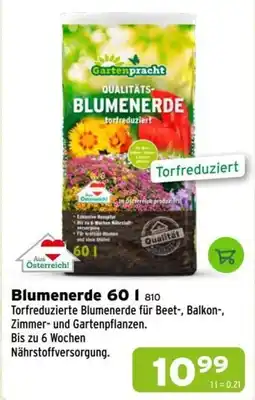 Salzburger Lagerhaus Gartenpracht Blumenerde Angebot