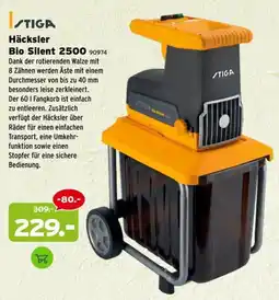 Salzburger Lagerhaus STIGA Häcksler Bio Silent 2500 Angebot