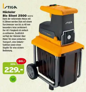 STIGA Häcksler Bio Silent 2500