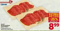 Billa clever Rindsschnitzel geschnitten Angebot