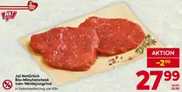 Billa Ja! Natürlich Bio-Minutensteak vom Weidejungrind Angebot