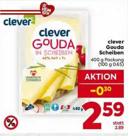 Billa clever Gouda Scheiben Angebot