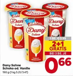 Billa Dany Sahne Schoko od. Vanille Angebot