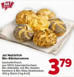 Billa Ja! Natürlich Bio-Bäckersonne Angebot