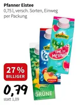 Der Grissemann Pfanner Eistee Angebot