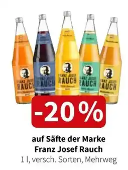 Der Grissemann Säfte der Marke Franz Josef Rauch Angebot
