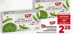 Billa Ja! Natürlich Junge Bio-Erbsen Angebot