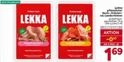 Billa Lekka pflanzlicher Koch-, Kräuter- od. Landschinken Angebot