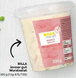 Billa BILLA immer gut Wurstsalat Angebot