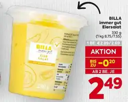 Billa BILLA immer gut Eiersalat Angebot