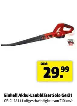 Der Grissemann Einhell Akku-Laubbläser Solo Gerät Angebot