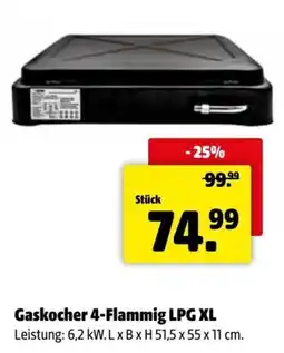 Der Grissemann Gaskocher 4-Flammig LPG XL Angebot