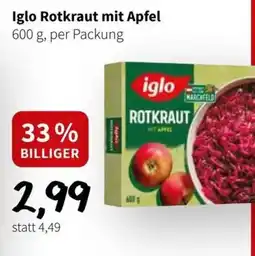 Der Grissemann Iglo Rotkraut mit Apfel Angebot