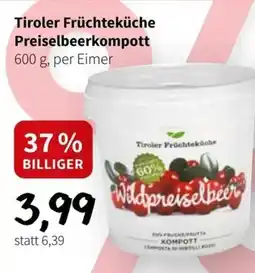 Der Grissemann Tiroler Früchtekuche Wildpreiselbeer Angebot