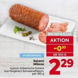 Billa Salami Milano Angebot