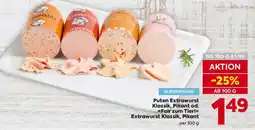 Billa Puten Extrawurst Klassik, Pikant od. >>>Fair zum Tier!<< Extrawurst Klassik, Pikant Angebot