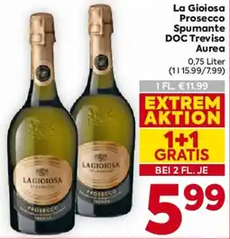 Billa La Gioiosa Prosecco Spumante DOC Treviso Aurea Angebot