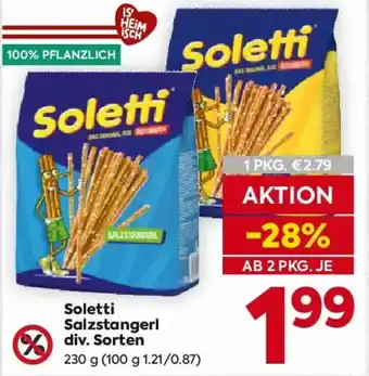 Billa Soletti Salzstangerl Angebot