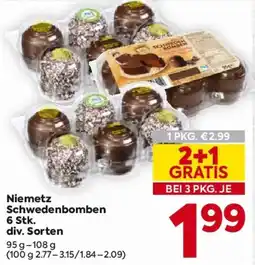 Billa Niemetz Schwedenbomben Angebot