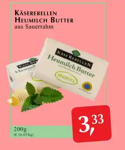 Winkler Markt Käserebellen Heumilch Butter Angebot
