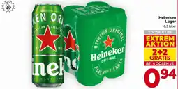 Billa Heineken Lager Angebot