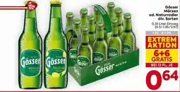 Billa Gösser Märzen od. Naturradler Angebot