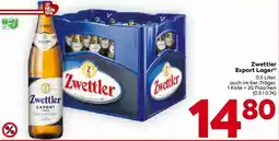 Billa Zwettler Export Lager Angebot