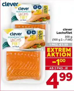 Billa clever Lachsfilet Angebot