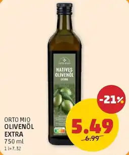 PENNY Orto Mio Olivenöl Extra Angebot