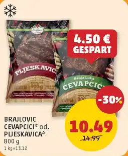 PENNY Brajlovic Cevapcici od. Pljeskavica Angebot