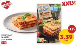 PENNY Penny. ready lasagne bolognese Angebot