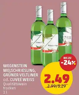 PENNY Wegenstein welschriesling, grüner veltliner od. cuveé weiss Angebot
