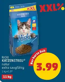 PENNY Ricki katzenstreu Angebot