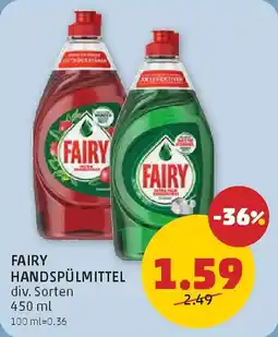 PENNY Fairy handspülmittel Angebot