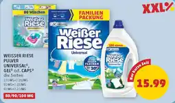 PENNY Weisser riese pulver universal, gel od. caps Angebot