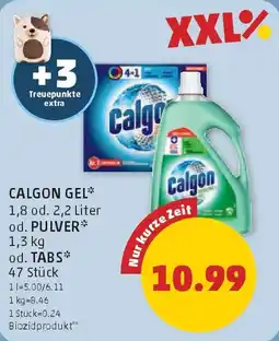 PENNY Calgon gel od. pulver od. tabs Angebot