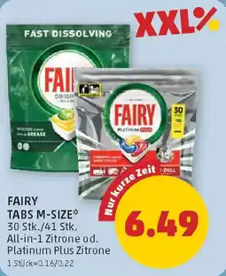 PENNY Fairy tabs m-size Angebot