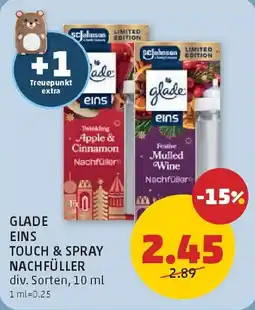 PENNY Glade eins touch & spray nachfüller Angebot