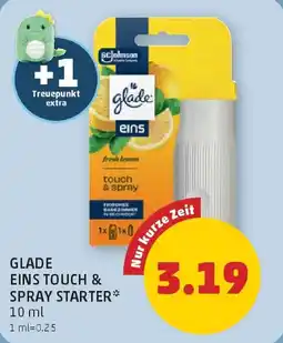 PENNY Glade Eins Touch & Spray Starter Angebot
