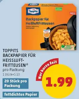 PENNY Toppits backpapier für heissluftfritteusen Angebot